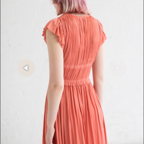 Ulla Johnson kaiya dress in dahlia size 6 - Picture 6 of 11